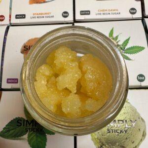 Simply Sticky Live Resin sugar extracts