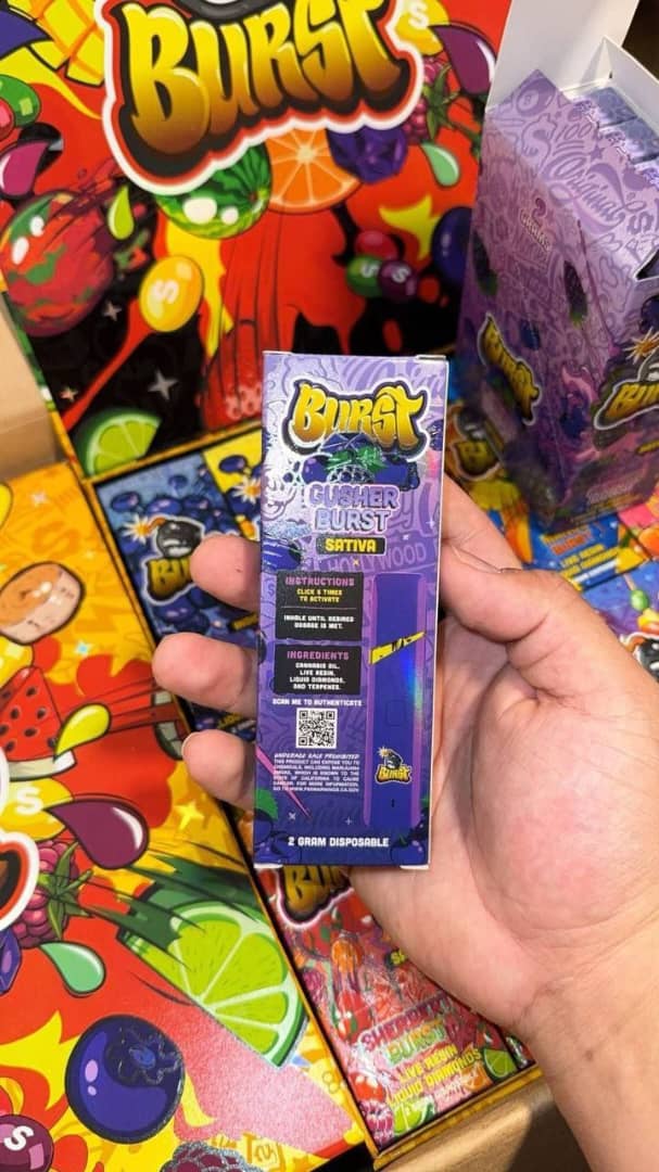 Burst 2G Live Resin X Liquid Diamonds disposable