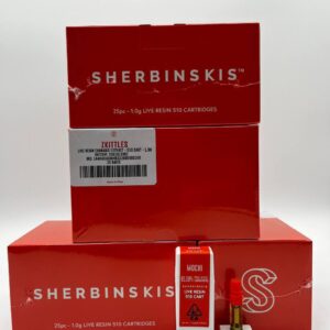 Sherbinskis 1g Live Resin 510 Cartridges