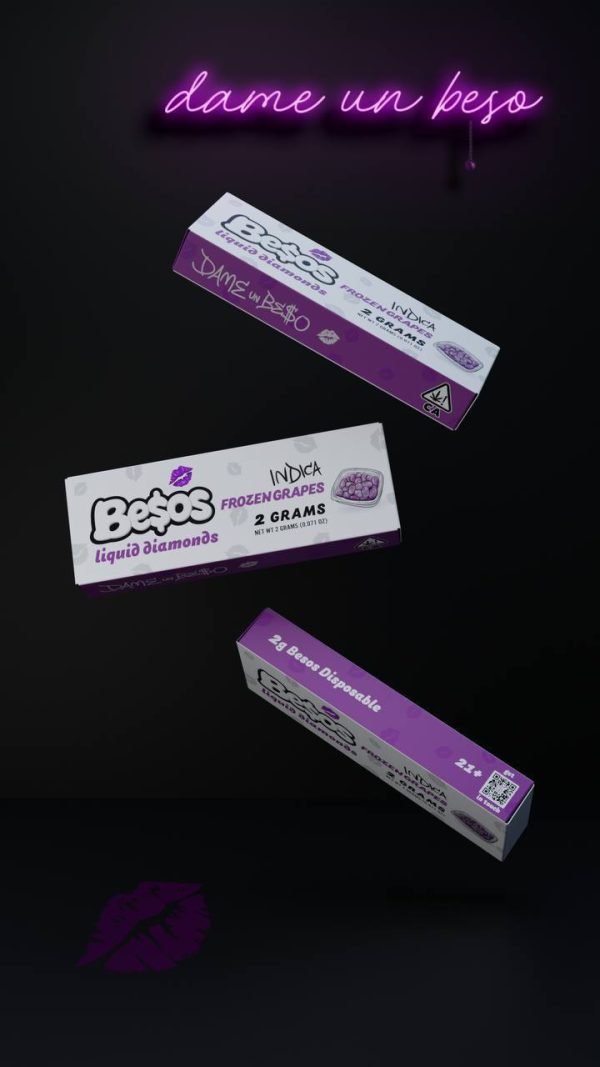 Besos 2g disposable Frozen grapes