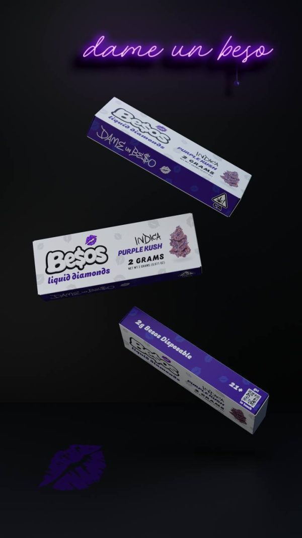 Besos 2g Purple kush disposable