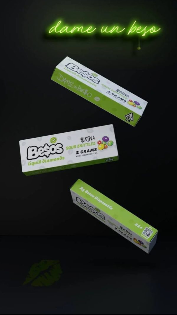 Besos 2g Sour zkittlez disposable