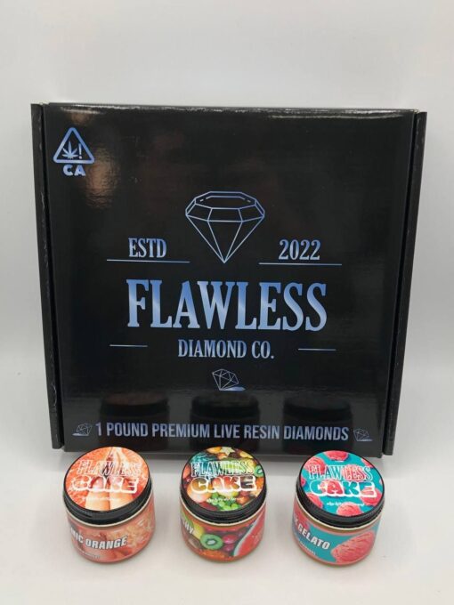 Flawless diamonds wax extracts live resin concentrate jars