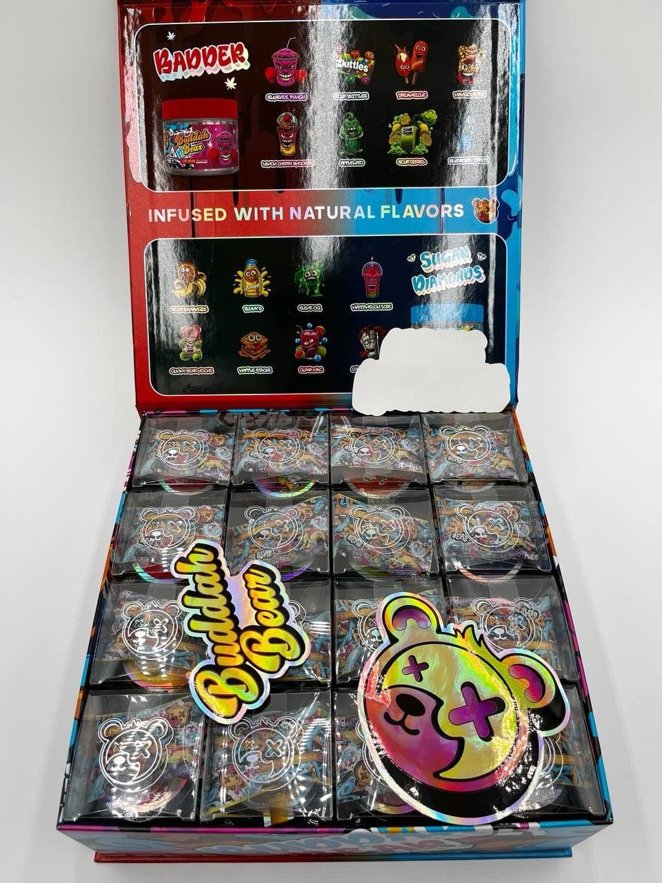 Buddah Bear Wax| Badder| sugar diamonds ounce comes with 2pk of gummies