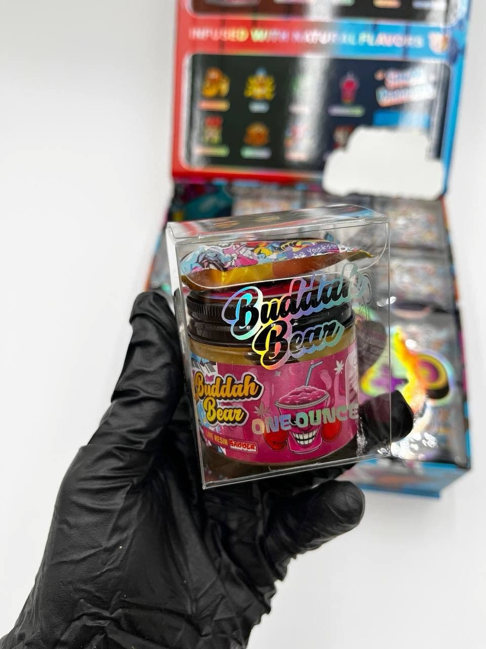 Buddah Bear Wax| Badder| sugar diamonds ounce comes with 2pk of gummies