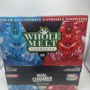 Whole melts extracts dual chamber 2G Disposable