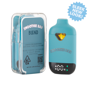Smoothie Bar Blend 2g Disposable Dual Tank Blue Crush (Hybrid) x Jilly Bean (Sativa)