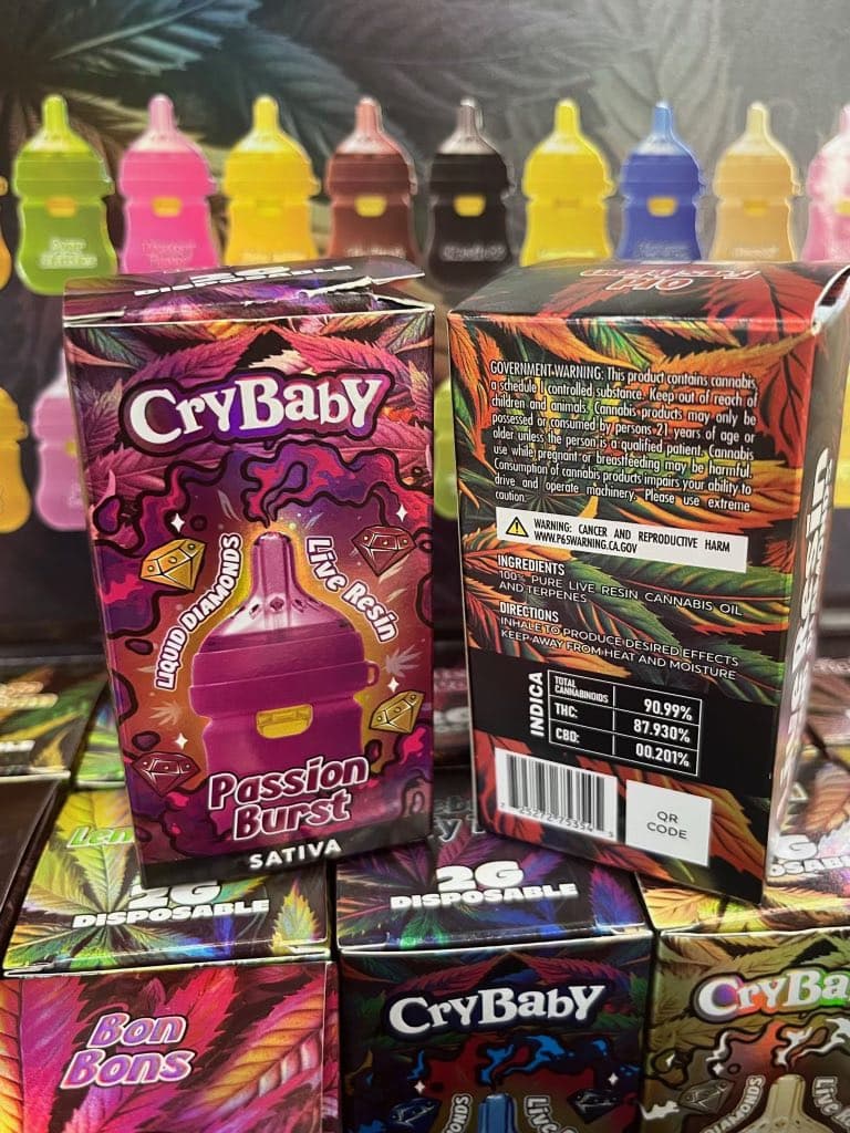 CryBaby 2g disposable |with gum balls| Baby bottle