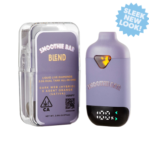 Smoothie Bar 2G Blend Dual Disposable Dark Web (Hybrid) x Agent Orange (Sativa)