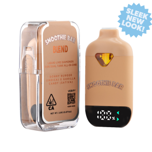 smoothie bar blend vape 2g Donny Burger (Indica) x Gorilla Candy (Sativa)
