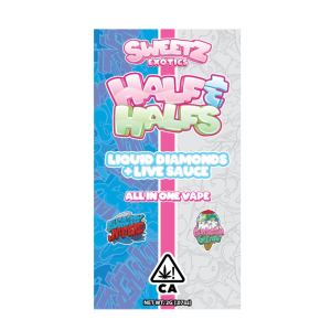 SWEETZ EXOTICS 2 GRAM DISPOSABLE | BLUEBERRY JAMMERZ X WHITE BUBBLEGUM GELATO