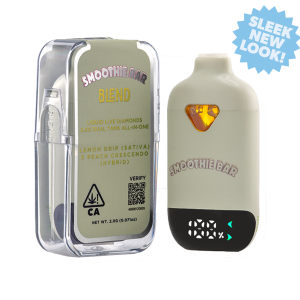 Smoothie Bar 2G Blend Dual Disposable Lemon Drip (Sativa) x Peach Crescendo (Hybrid)