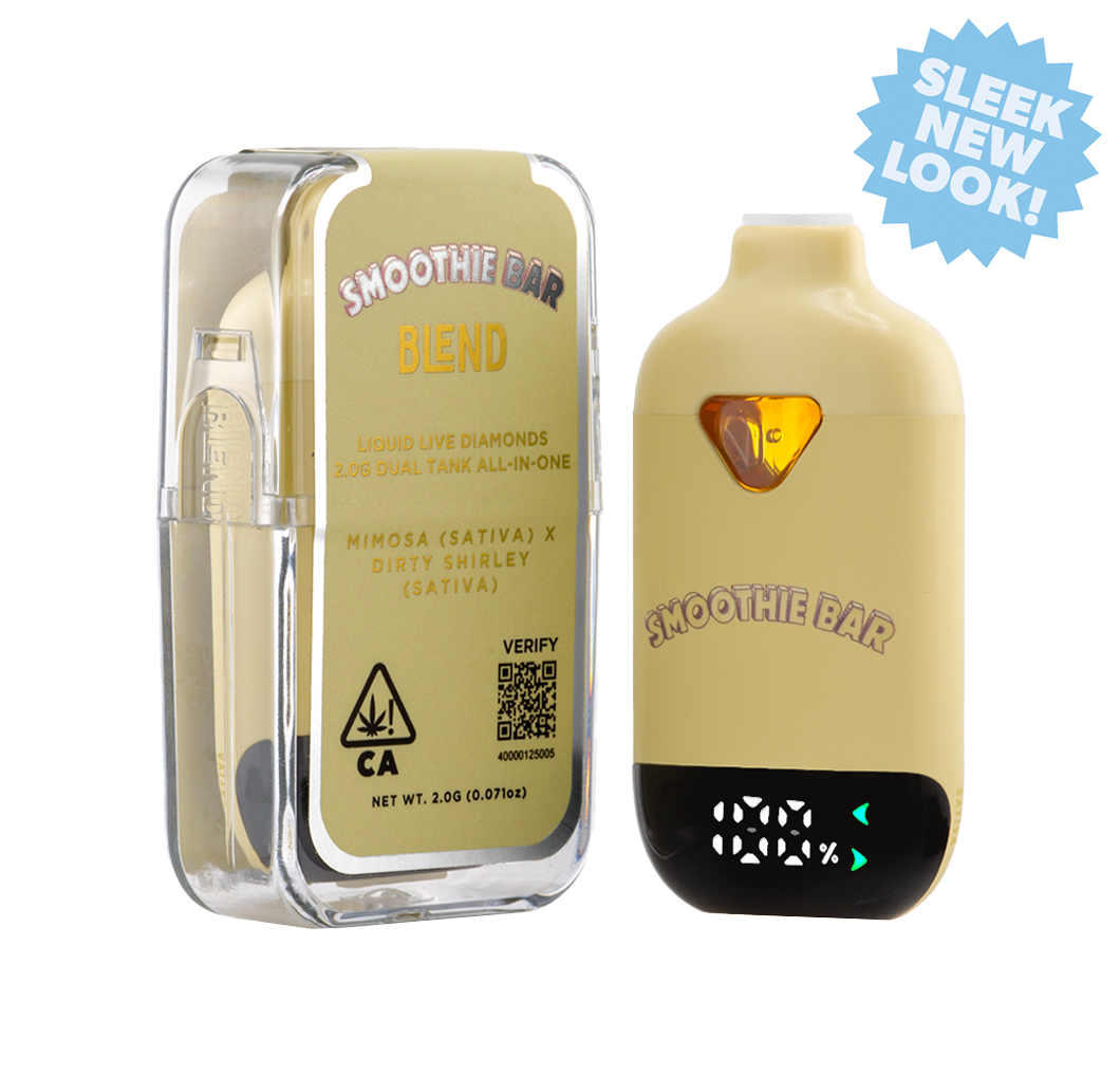 Smoothie Bar Blend 2g Disposable Dual Tank Mimosa (Sativa) x Dirty Shirley (Sativa)