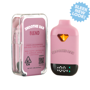 Smoothie bar Blend 2g vape Red Taffi (Hybrid) x Jungle Juice (Hybrid)