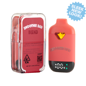 Smoothie Bar Blend 2G Dual Tank Disposable – STRAWBERRIES N CREAM (Sativa) x Crescendo (Sativa)