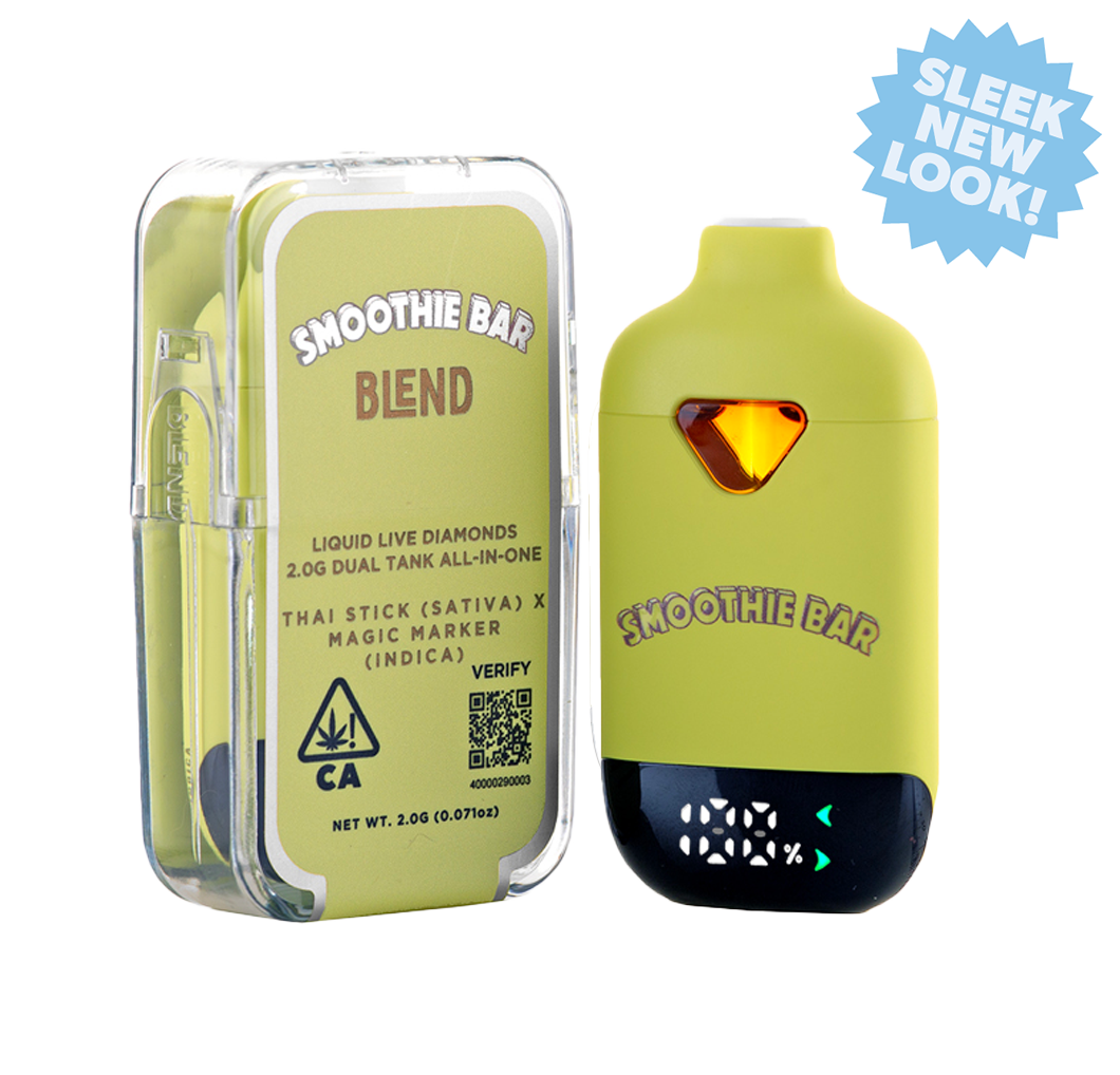 Smoothie Bar- Blend 2g Disposable Thai Stick (Sativa) x Magic Marker (Indica)