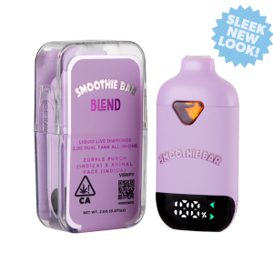 Smoothie Bar Blend: 2g disposable Zurple Punch (Indica) x Animal Face (Indica)