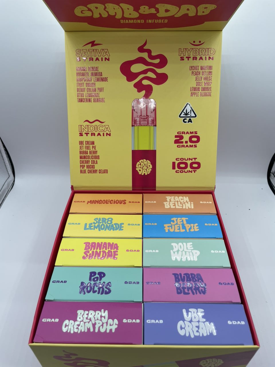 GRAB & DAB 2G DISPOSABLE (NEW FLAVORS) – DIAMOND INFUSED - Image 3