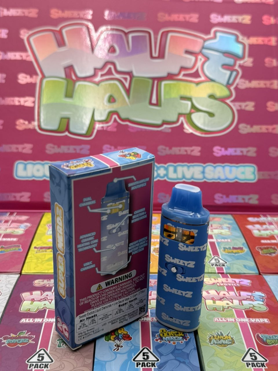 SWEETZ EXOTICS HALF & HALFS 2G DISPOSABLE (MIXED FLAVORS)| - Image 4