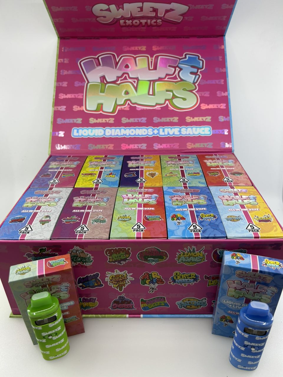 SWEETZ EXOTICS HALF & HALF DISPOSABLE