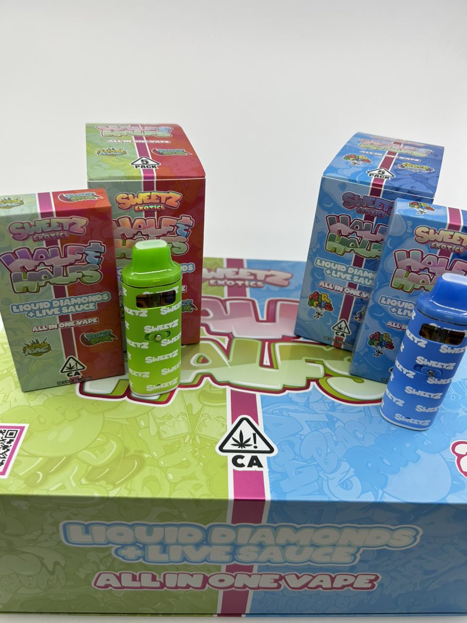 SWEETZ EXOTICS HALF & HALFS 2G DISPOSABLE (MIXED FLAVORS)|