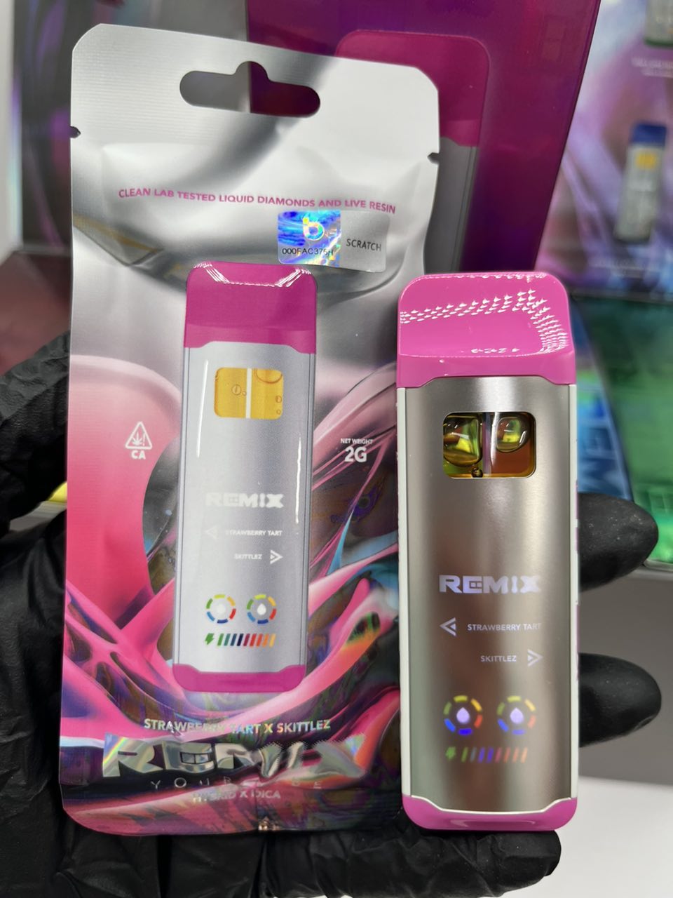 Remix 2G Dual Chamber Disposable – Liquid Diamonds + Live Resin