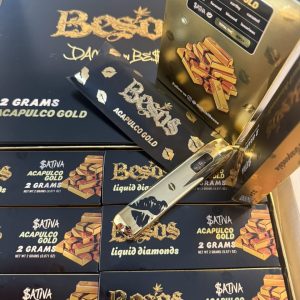 BESOS ACAPULCO GOLD 2G DISPOSABLE – LIQUID DIAMONDS