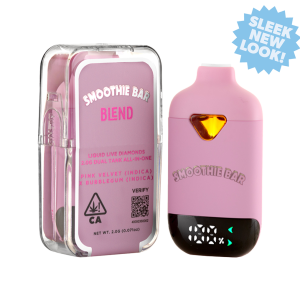 Smoothie Bar Blend 2g Disposable Pink Velvet (Indica) x Bubblegum (Indica)