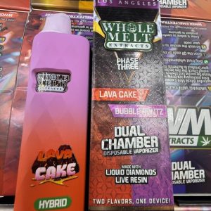 WHOLE MELT DUAL CHAMBER PHASE THREE DISPOSABLE 2G – LIQUID DIAMONDS LIVE RESIN
