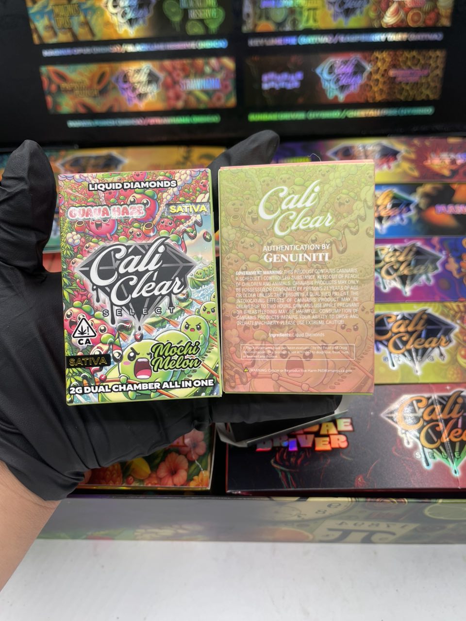 cali clear dual chamber 2g disposable