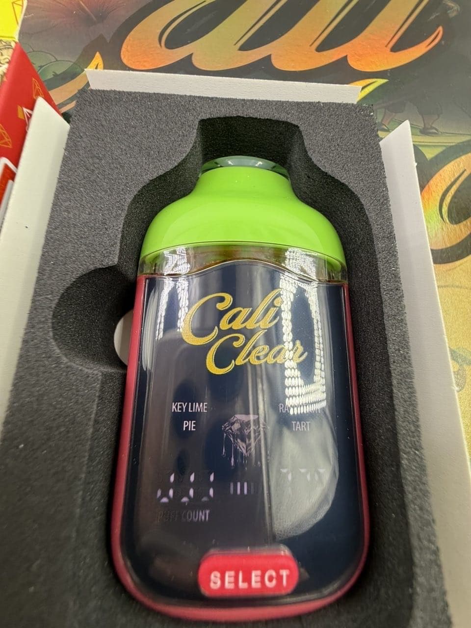 cali clear dual chamber 2g disposable