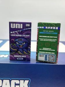 Uni 2g liquid diamond x live resin disposable